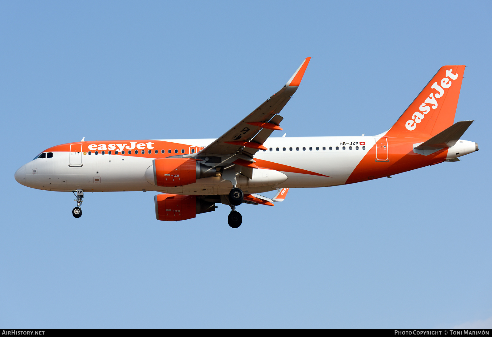Aircraft Photo of HB-JXP | Airbus A320-214 | EasyJet | AirHistory.net #420579
