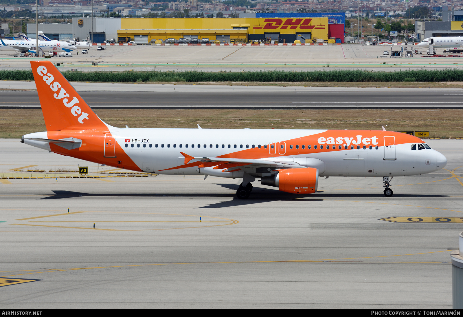 Aircraft Photo of HB-JZX | Airbus A320-214 | EasyJet | AirHistory.net #420597