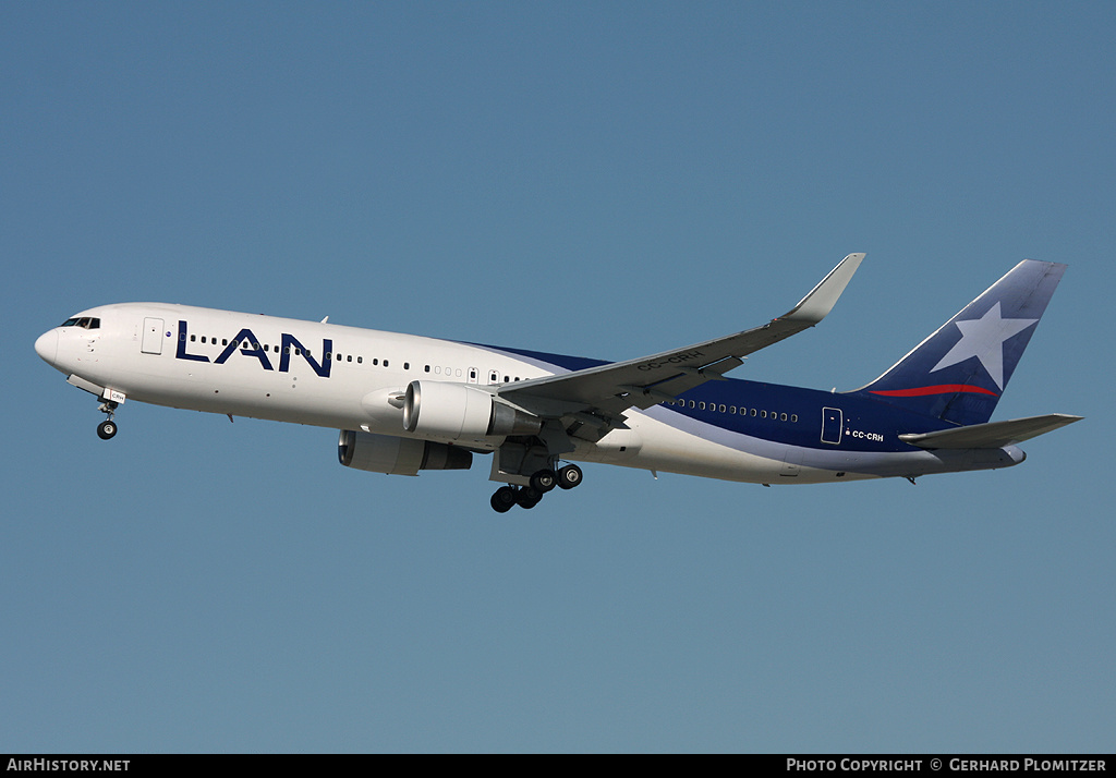 Aircraft Photo of CC-CRH | Boeing 767-375/ER | LAN Airlines - Línea Aérea Nacional | AirHistory.net #420618