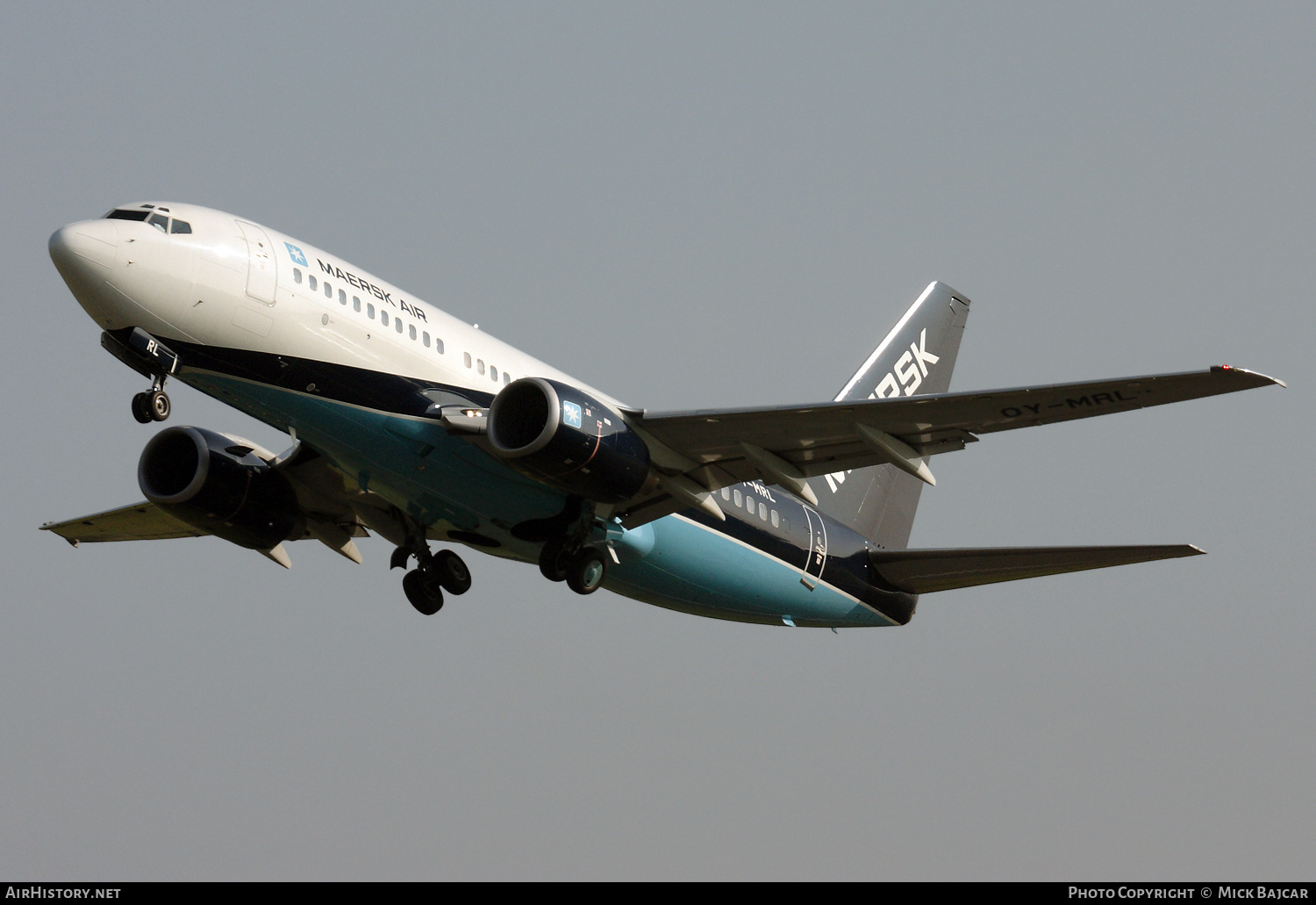 Aircraft Photo of OY-MRL | Boeing 737-7L9 | Maersk Air | AirHistory.net #420632