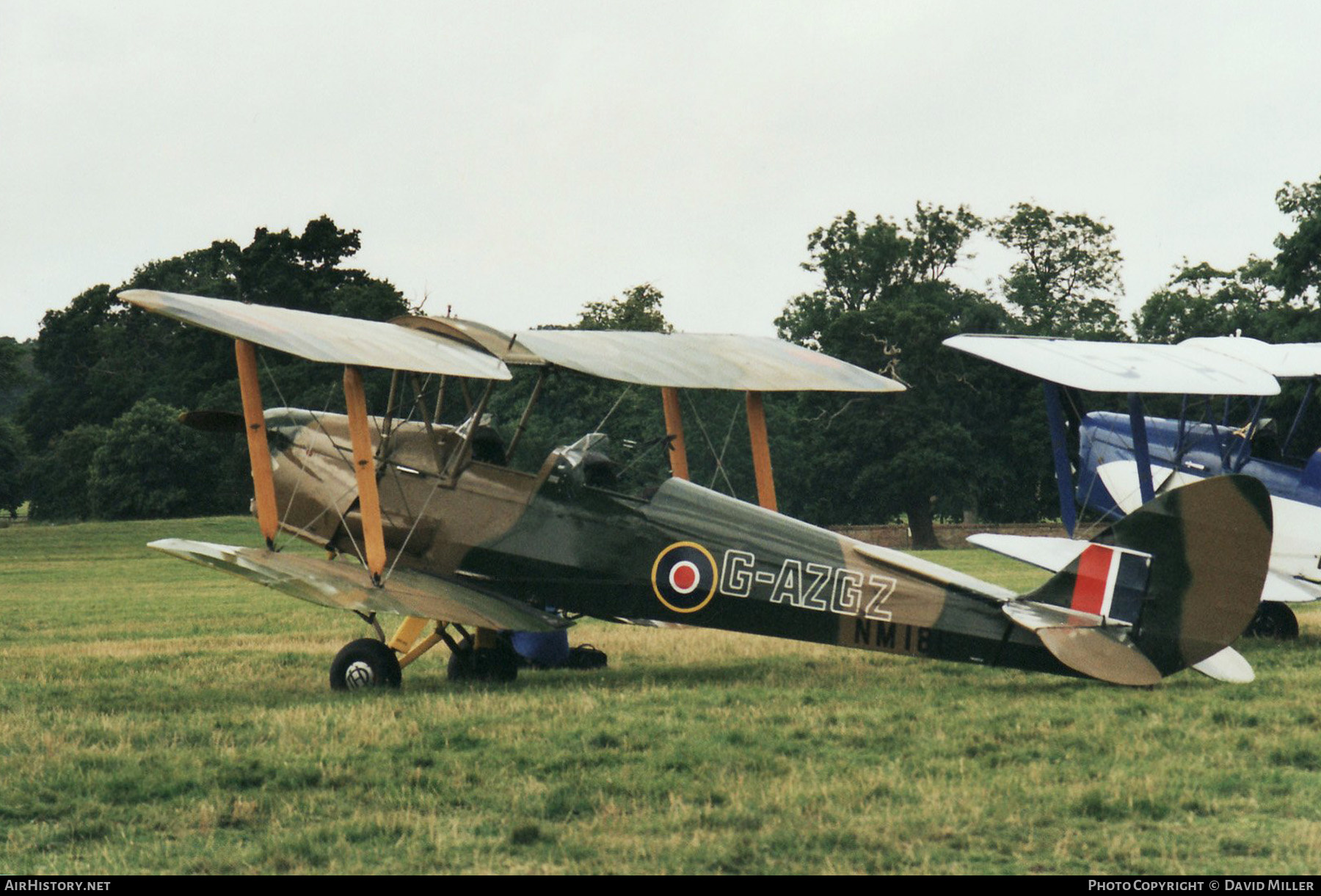 Aircraft Photo of G-AZGZ / NM181 | De Havilland D.H. 82A Tiger Moth | UK - Air Force | AirHistory.net #420642