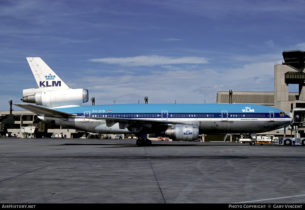 Aircraft Photo of PH-DTB | McDonnell Douglas DC-10-30 | KLM - Royal Dutch Airlines | AirHistory.net #420668