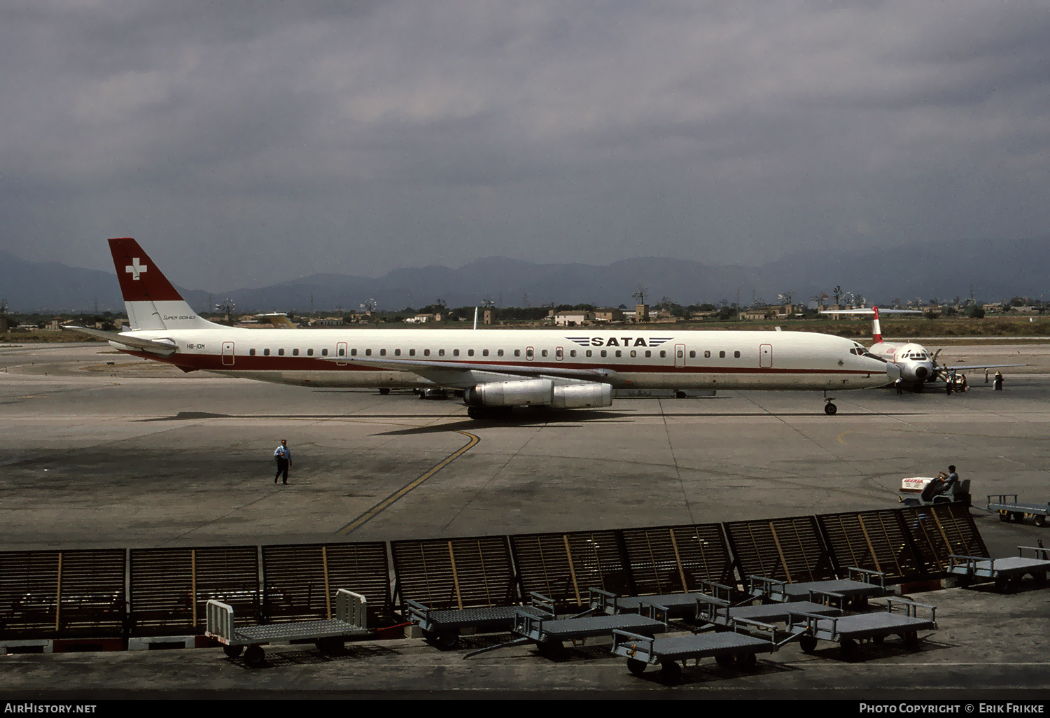 Aircraft Photo of HB-IDM | McDonnell Douglas DC-8-63CF | SATA - SA de Transport Aérien | AirHistory.net #420671