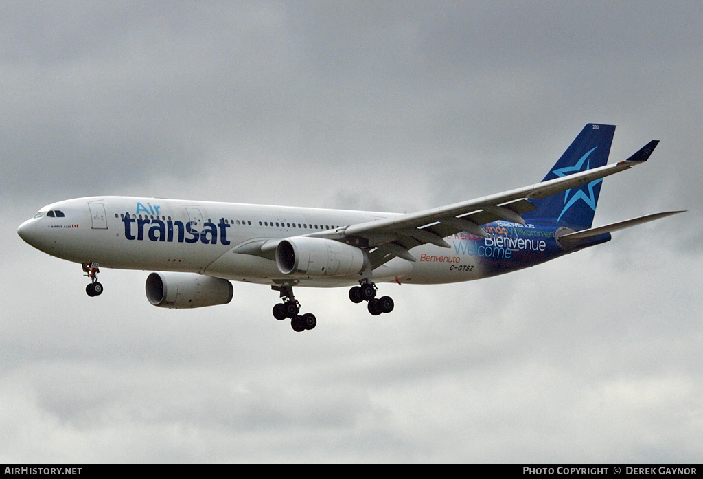 Aircraft Photo of C-GTSZ | Airbus A330-243 | Air Transat | AirHistory.net #420685