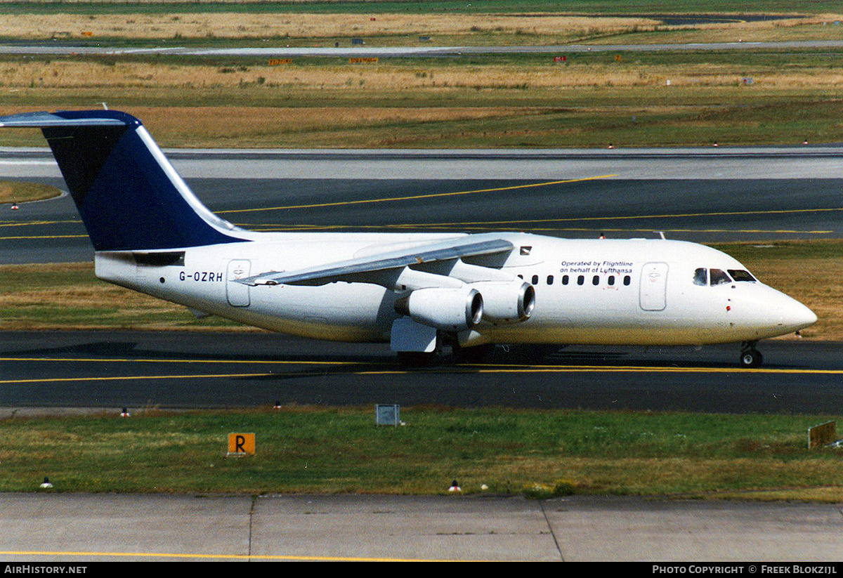 Aircraft Photo of G-OZRH | British Aerospace BAe-146-200 | Flightline | AirHistory.net #420734