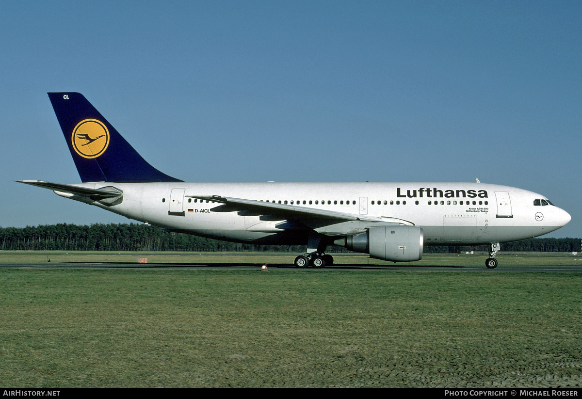 Aircraft Photo of D-AICL | Airbus A310-203 | Lufthansa | AirHistory.net #420751