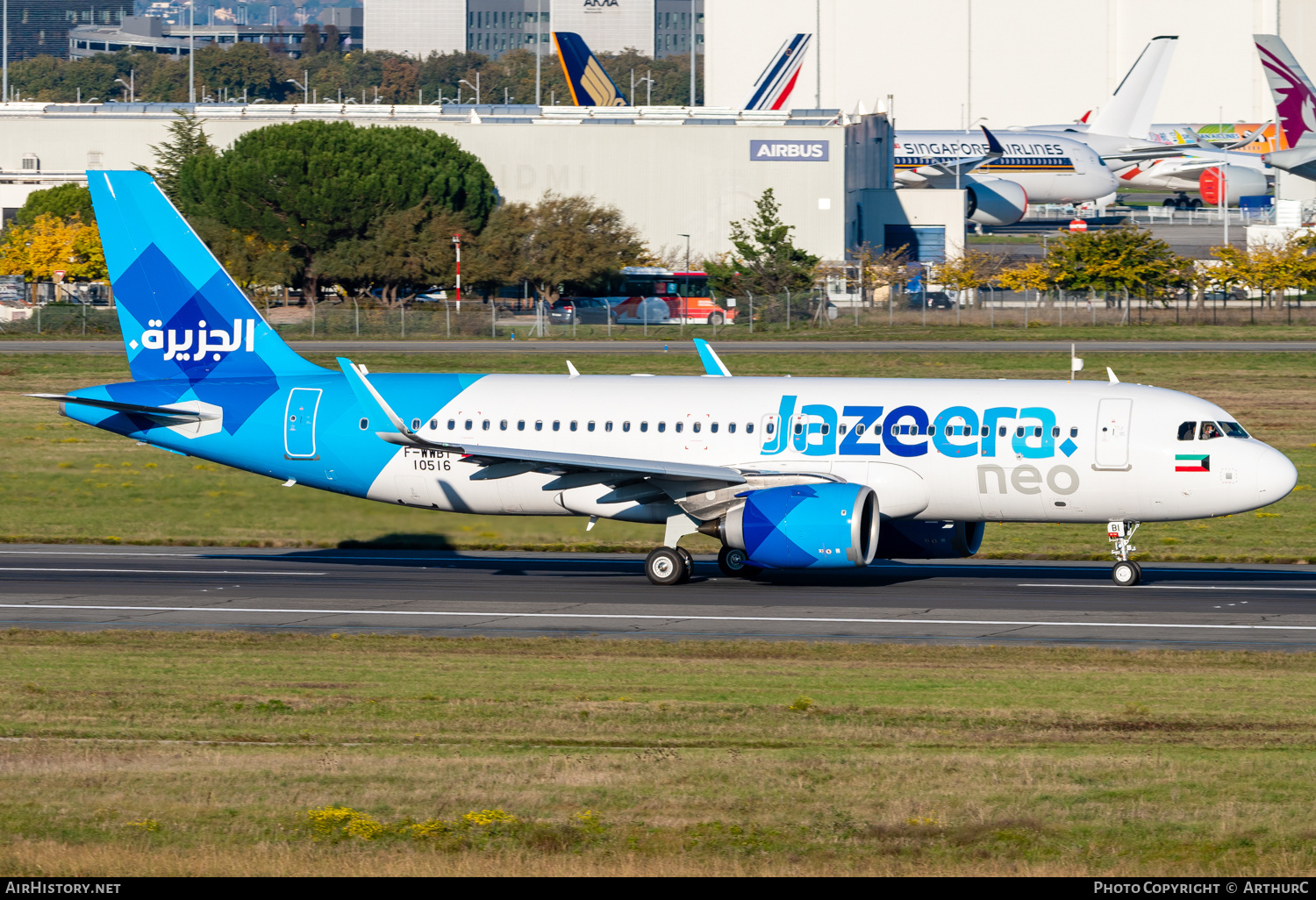 Aircraft Photo of F-WWBI / 9K-CBI | Airbus A320-251N | Jazeera Airways | AirHistory.net #420785