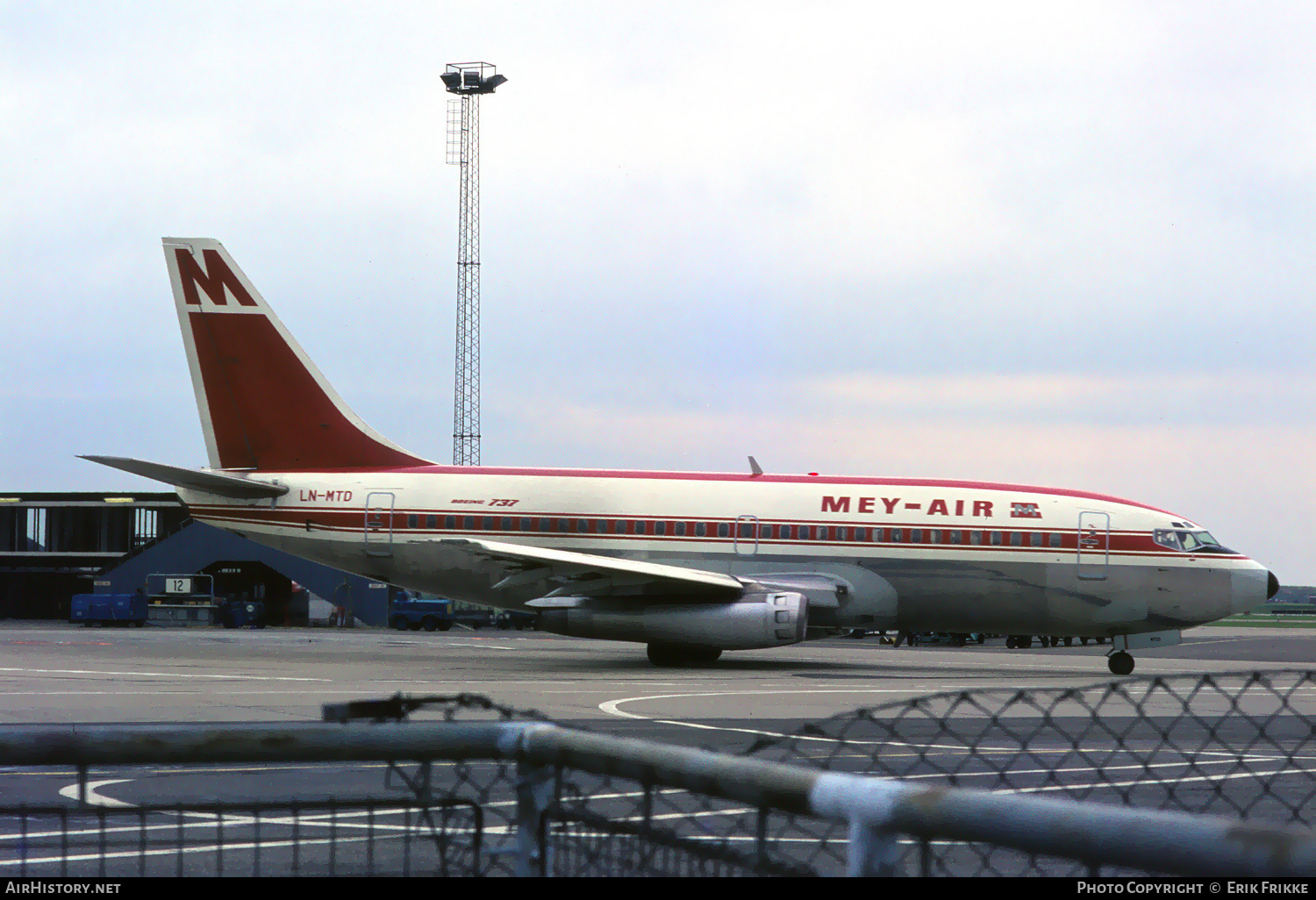 Aircraft Photo of LN-MTD | Boeing 737-2H5 | Mey-Air | AirHistory.net #420824