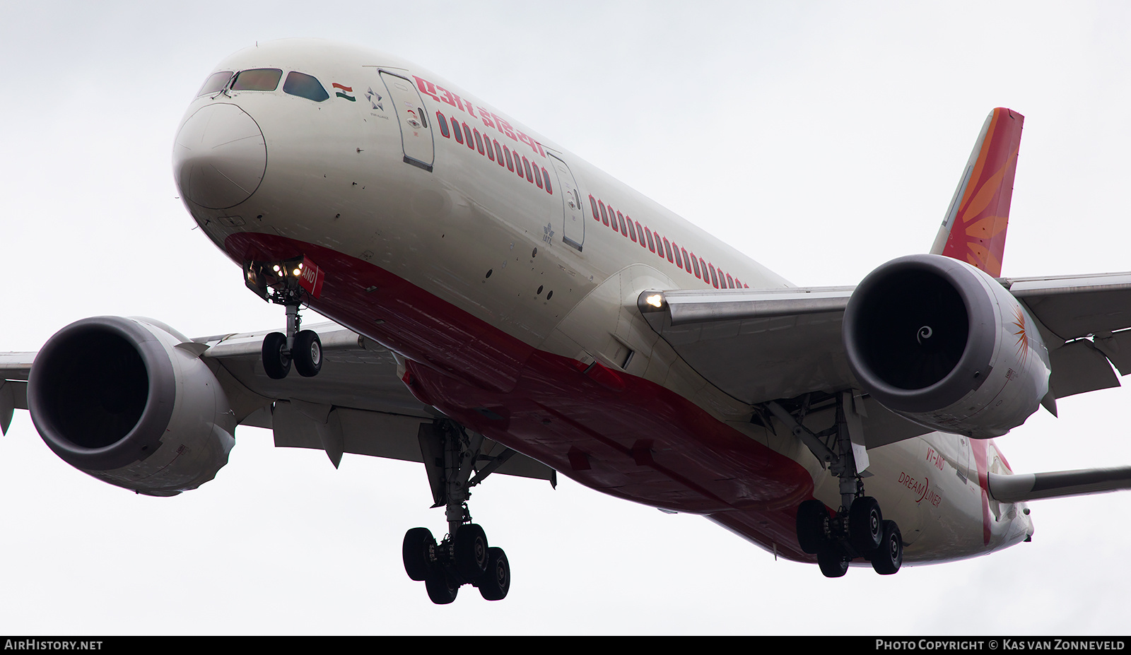 Aircraft Photo of VT-ANO | Boeing 787-8 Dreamliner | Air India | AirHistory.net #420853