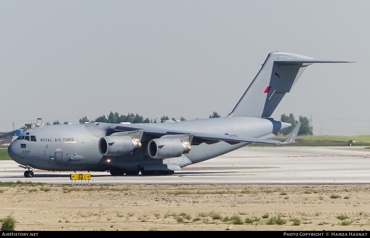 Aircraft Photo of ZZ171 | Boeing C-17A Globemaster III | UK - Air Force | AirHistory.net #420877