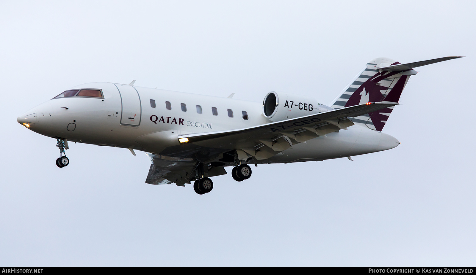 Aircraft Photo of A7-CEG | Bombardier Challenger 605 (CL-600-2B16) | Qatar Executive | AirHistory.net #420878
