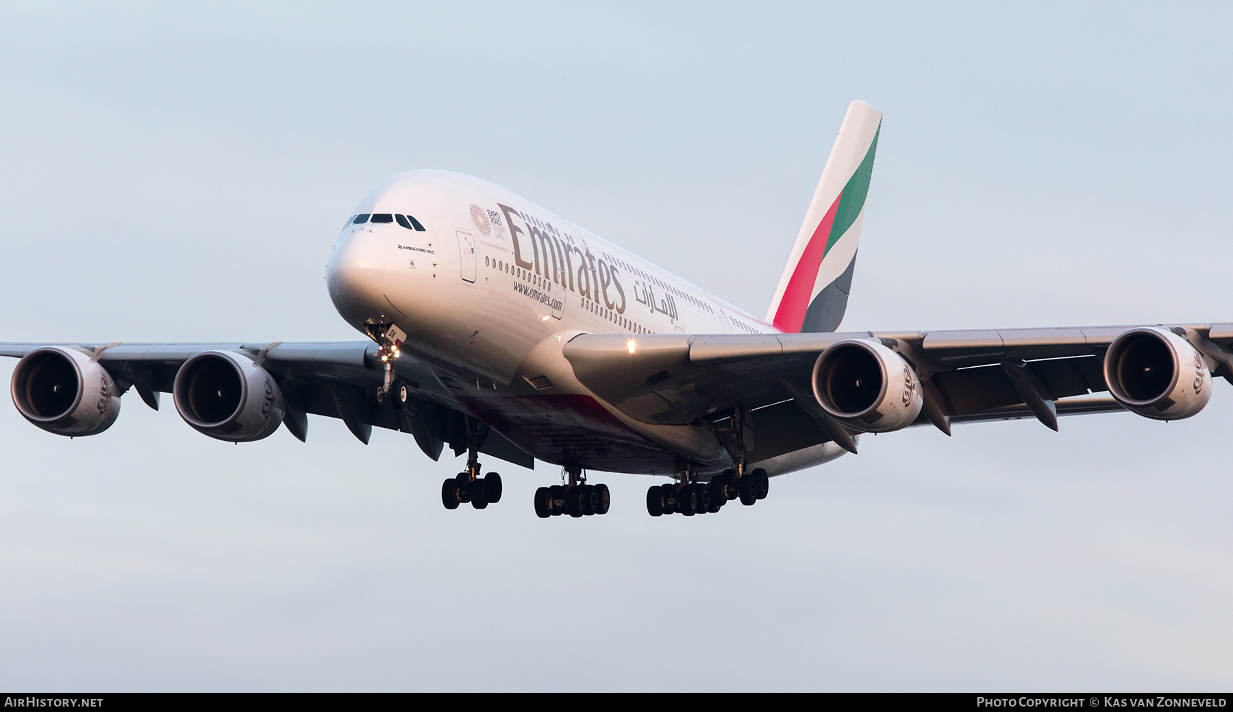 Aircraft Photo of A6-EDK | Airbus A380-861 | Emirates | AirHistory.net #420879