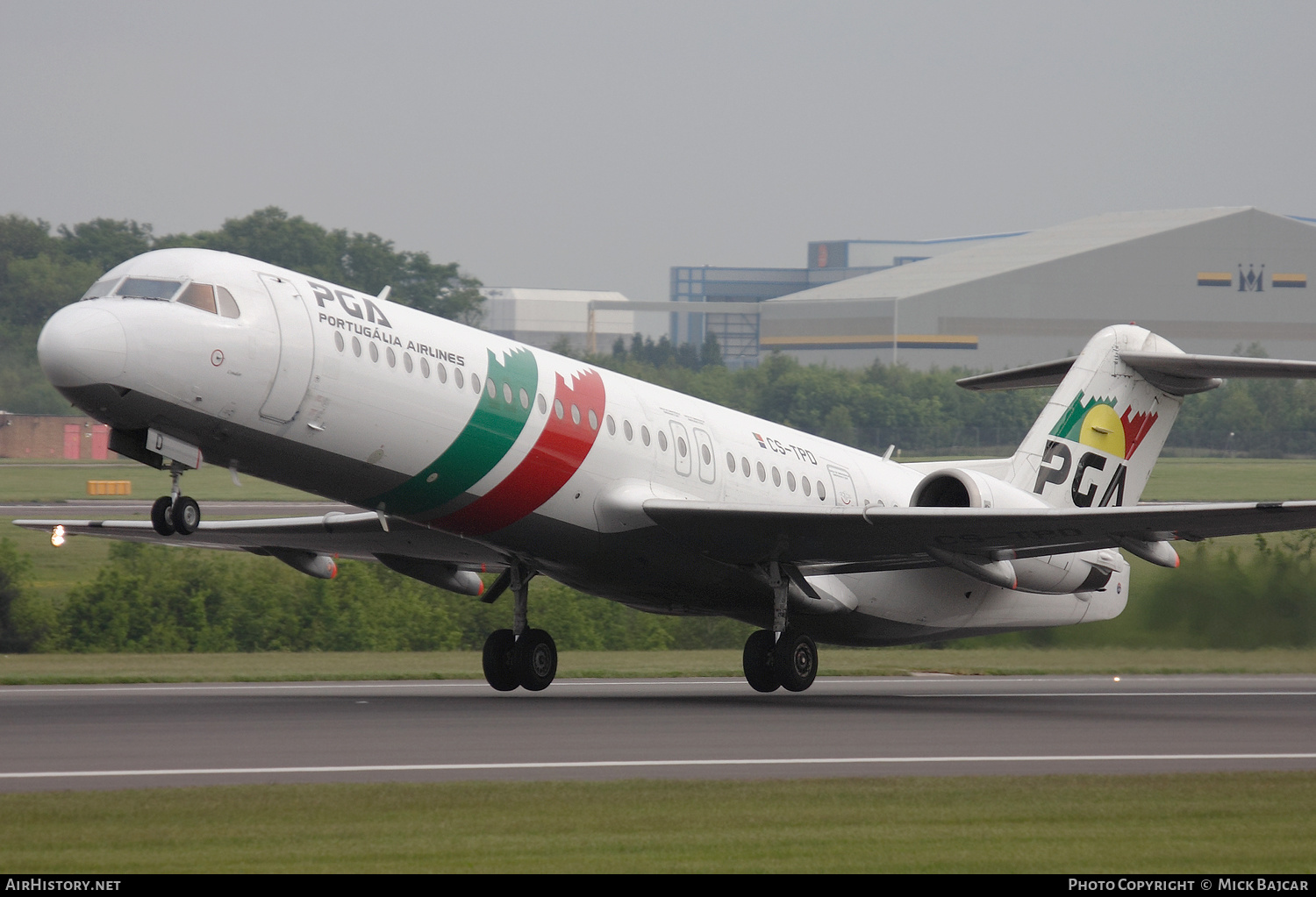 Aircraft Photo of CS-TPD | Fokker 100 (F28-0100) | Portugália Airlines - PGA | AirHistory.net #420880