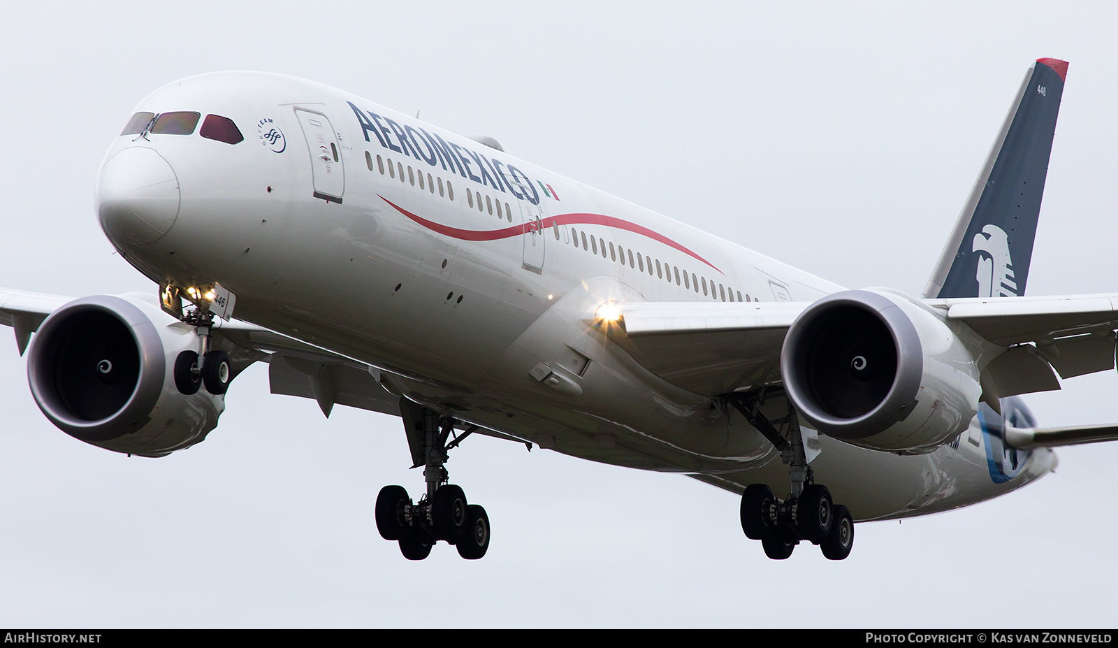 Aircraft Photo of N446AM | Boeing 787-9 Dreamliner | AeroMéxico | AirHistory.net #420896