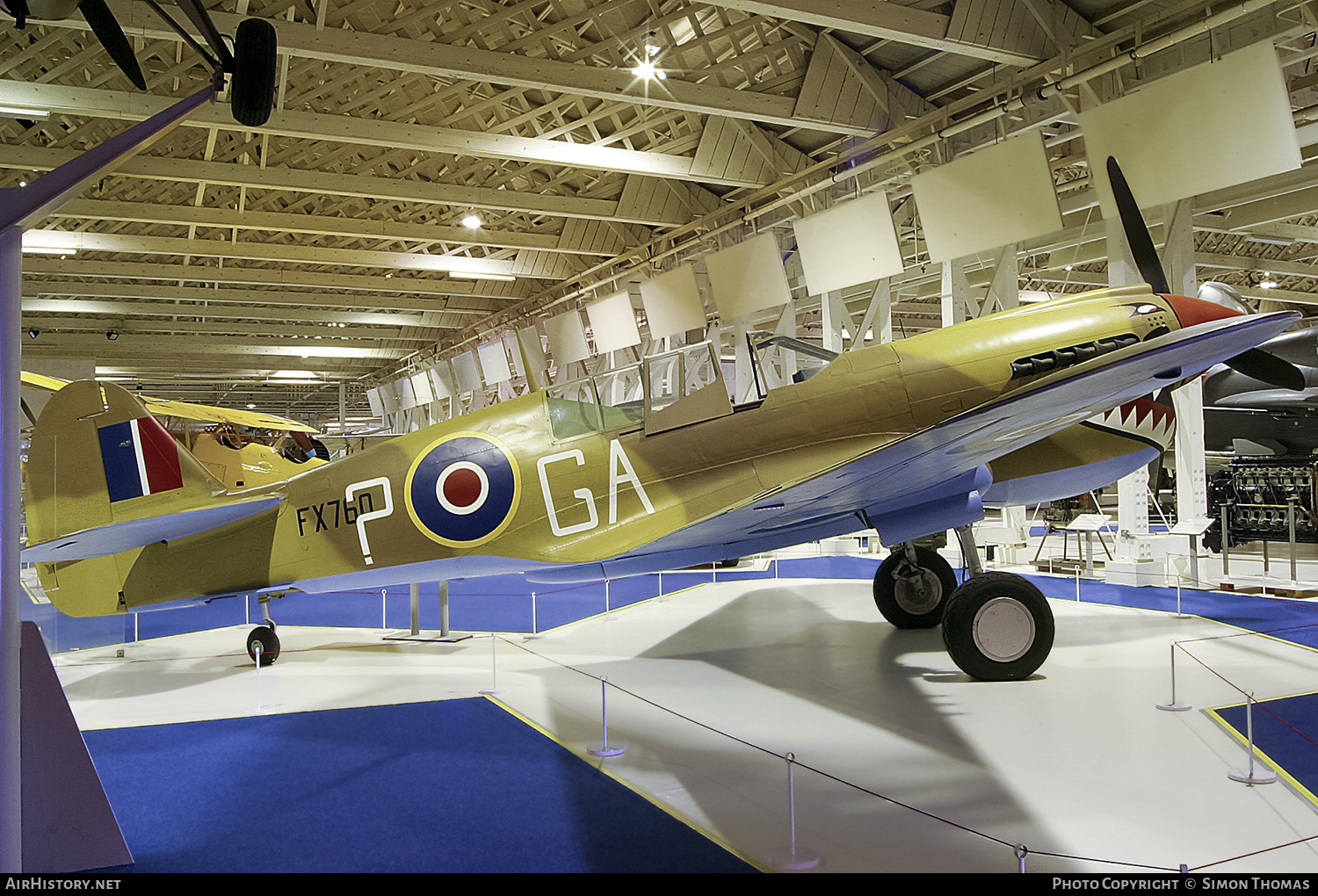 Aircraft Photo of FX760 | Curtiss Kittyhawk Mk4 | UK - Air Force | AirHistory.net #420898