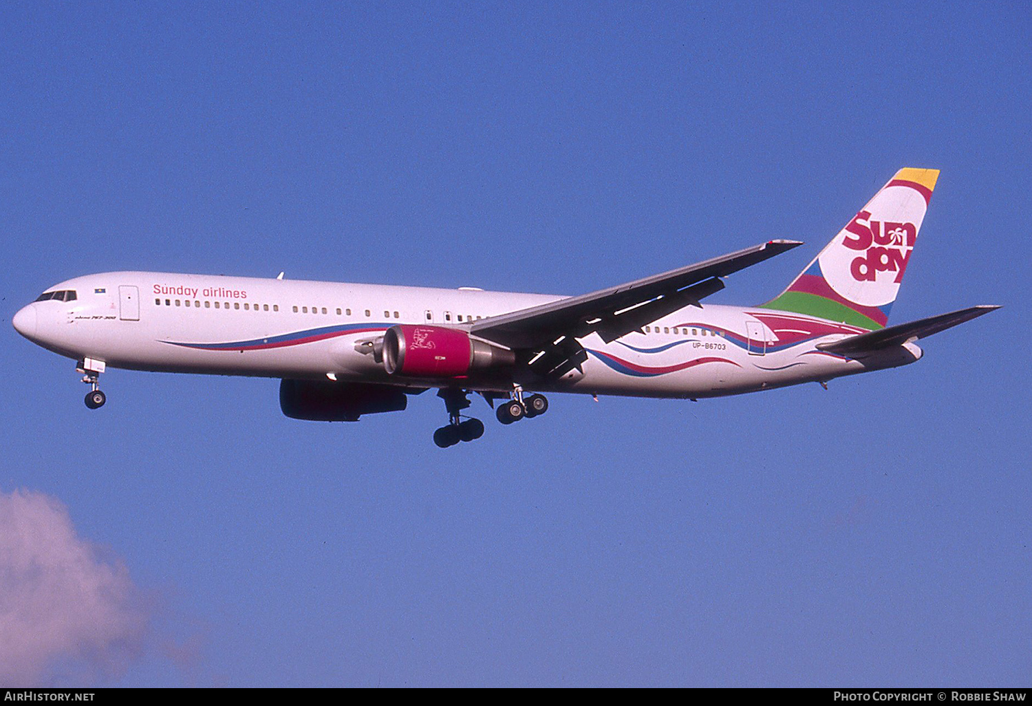 Aircraft Photo of UP-B6703 | Boeing 767-332/ER | Sunday Airlines | AirHistory.net #420917