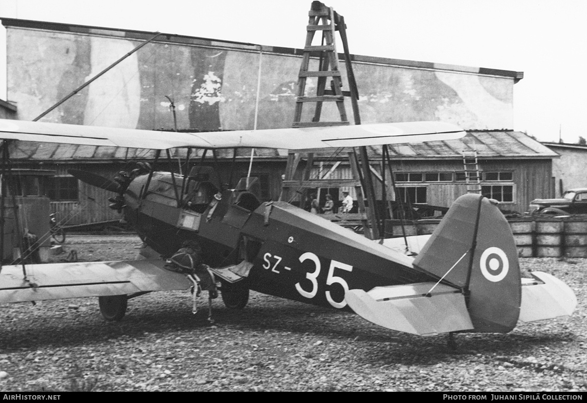 Aircraft Photo of SZ-35 | Focke-Wulf Fw-44J Stieglitz | Finland - Air Force | AirHistory.net #420918