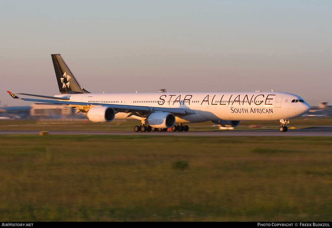Aircraft Photo of ZS-SNC | Airbus A340-642 | South African Airways | AirHistory.net #420996