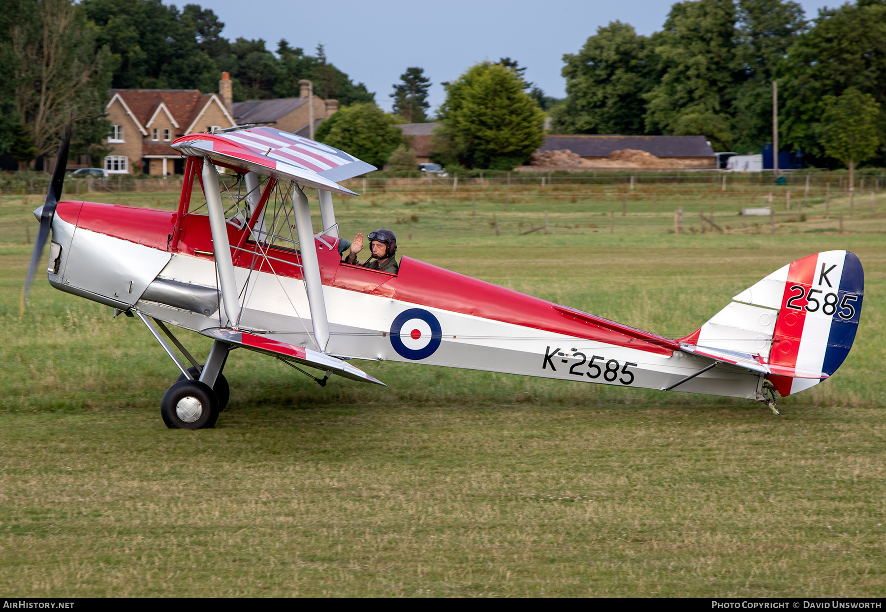 Aircraft Photo of G-ANKT / K2585 | De Havilland D.H. 82A Tiger Moth II | UK - Air Force | AirHistory.net #421000