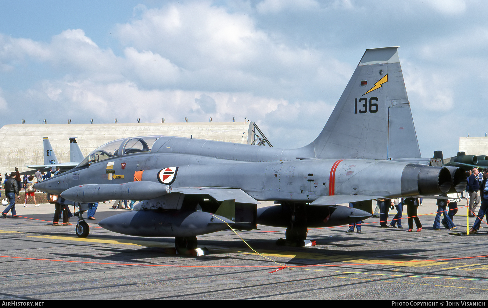 Aircraft Photo of 136 | Northrop F-5B Freedom Fighter | Norway - Air Force | AirHistory.net #421010