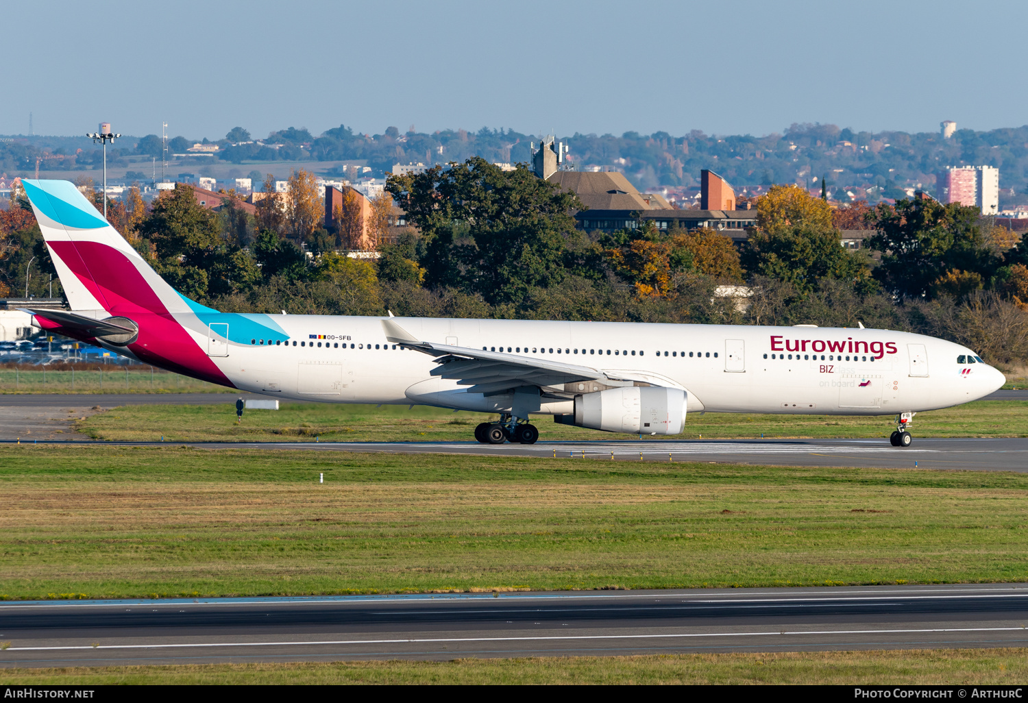 Aircraft Photo of OO-SFB | Airbus A330-342 | Eurowings | AirHistory.net #421048