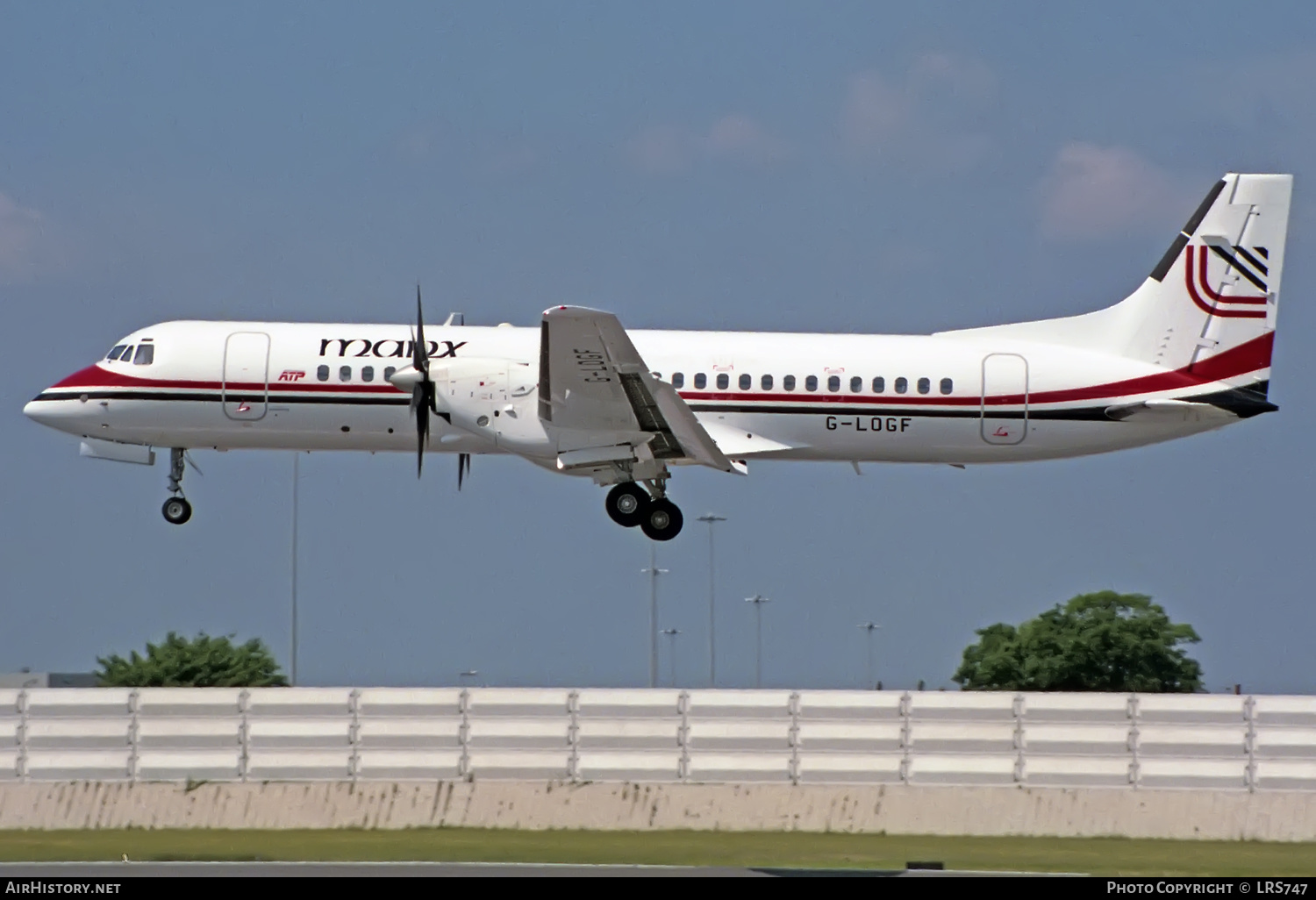 Aircraft Photo of G-LOGF | British Aerospace ATP | Manx Airlines | AirHistory.net #421062