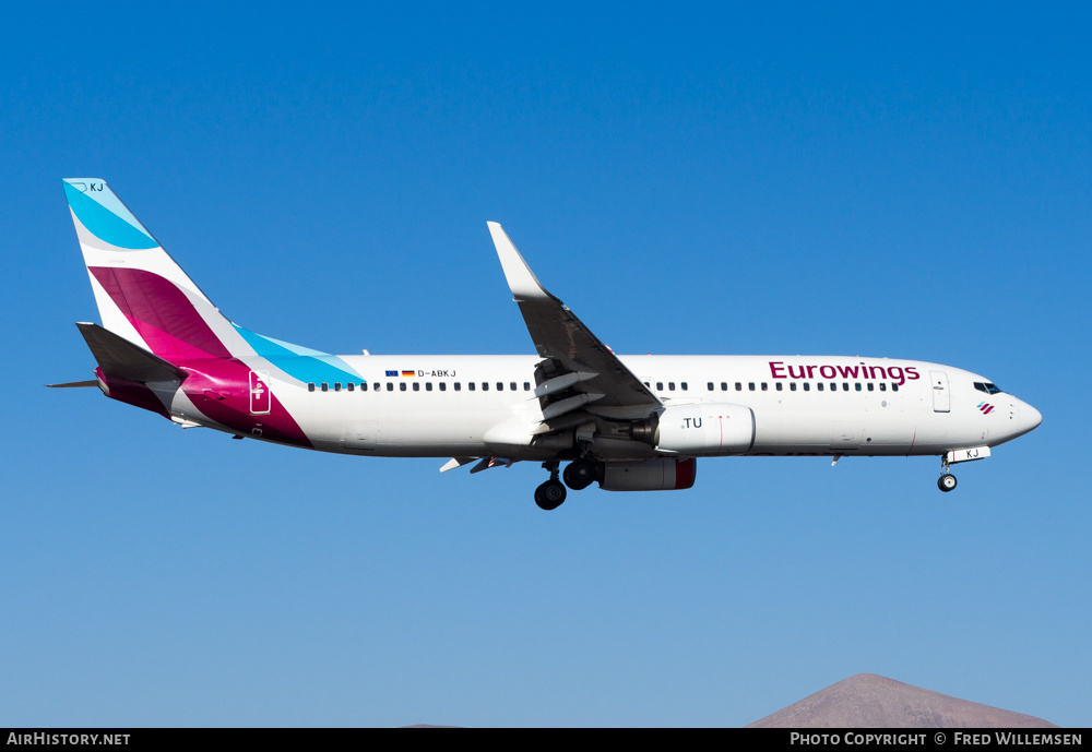Aircraft Photo of D-ABKJ | Boeing 737-86J | Eurowings | AirHistory.net #421079