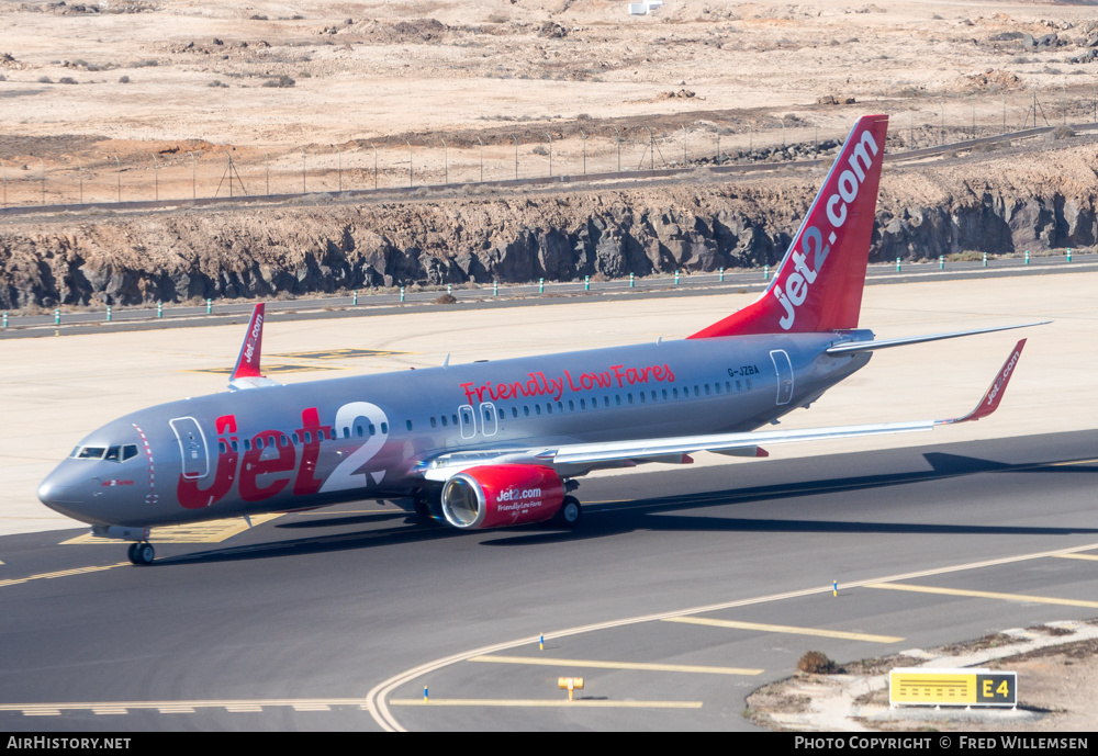 Aircraft Photo of G-JZBA | Boeing 737-800 | Jet2 | AirHistory.net #421084