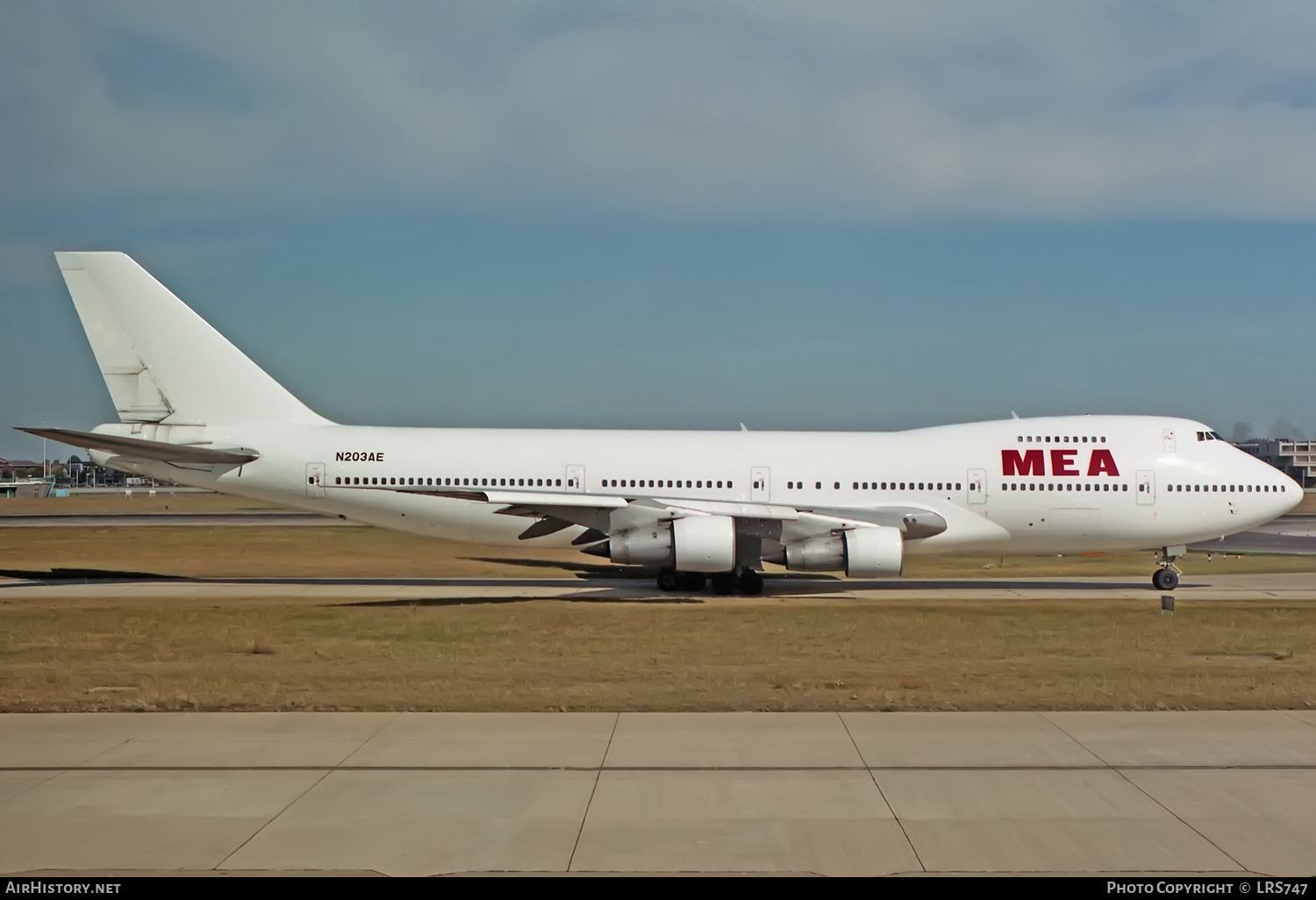 Aircraft Photo of N203AE | Boeing 747-2B4BM | MEA - Middle East Airlines | AirHistory.net #421094