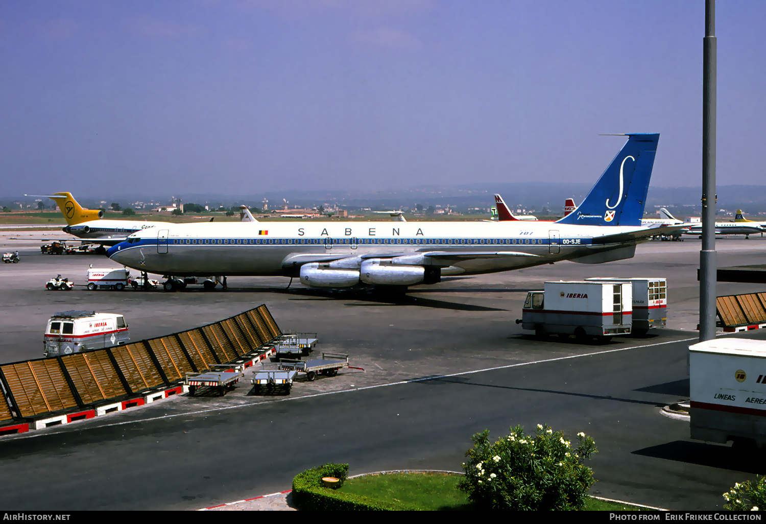 Aircraft Photo of OO-SJE | Boeing 707-329 | Sabena | AirHistory.net #421105