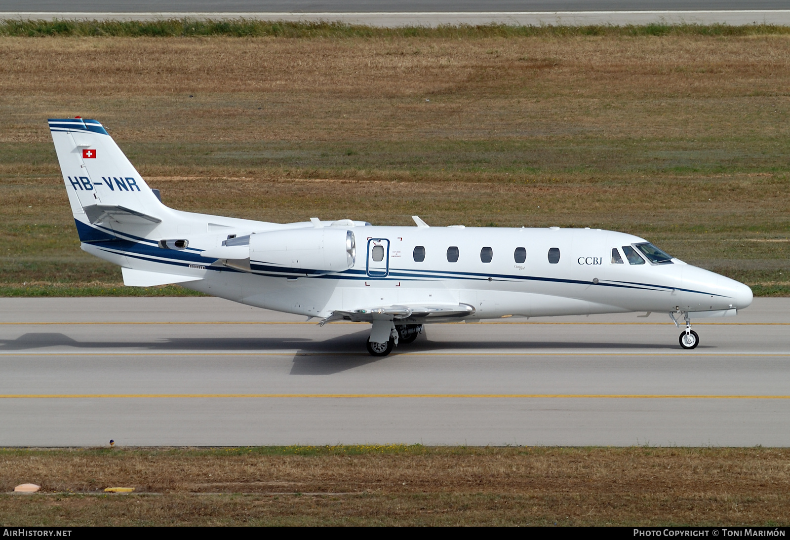 Aircraft Photo of HB-VNR | Cessna 560XL Citation Excel | CCBJ - Cap Camarat Business Jet | AirHistory.net #421131