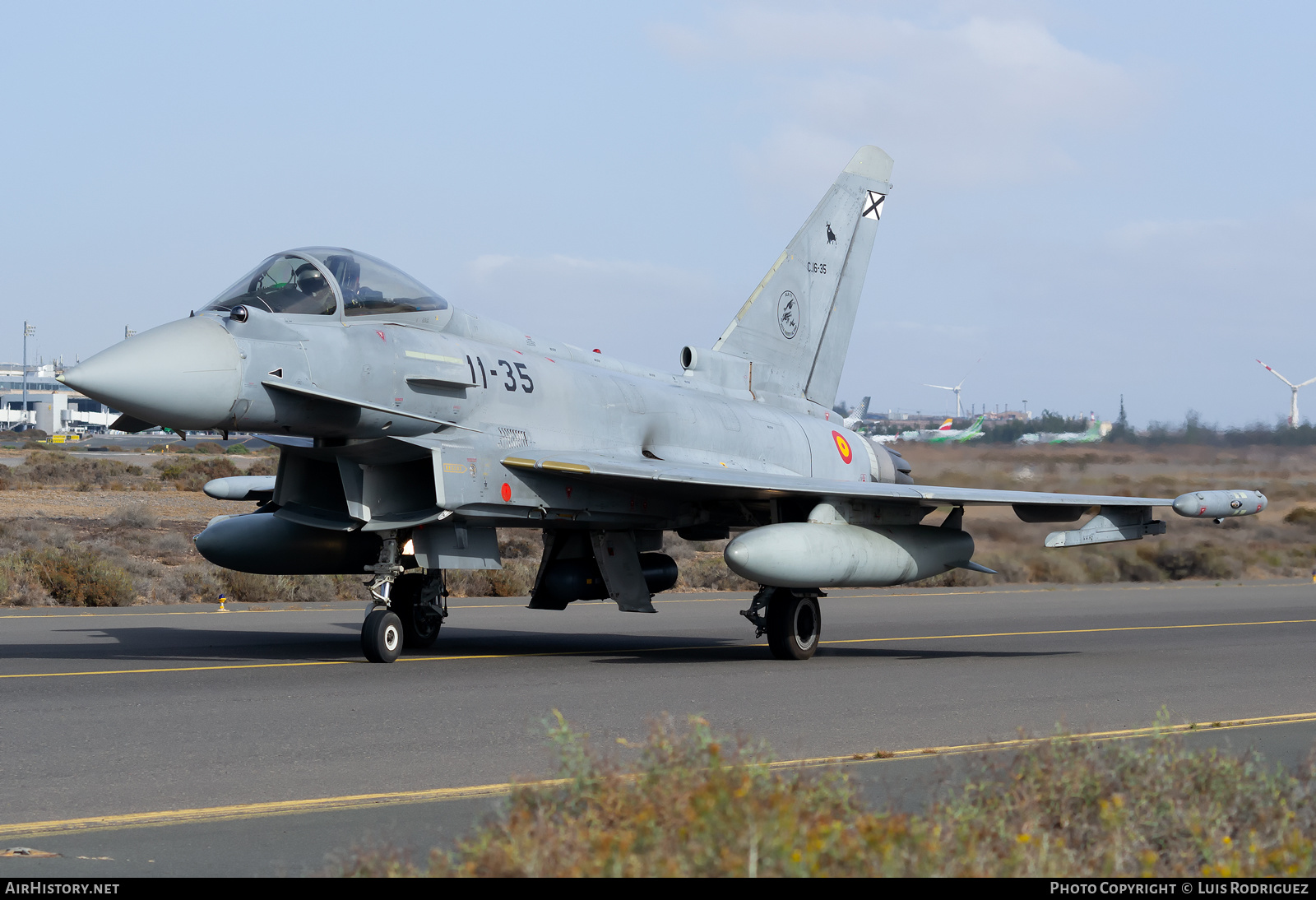 Aircraft Photo of C16-35 | Eurofighter EF-2000 Typhoon S | Spain - Air Force | AirHistory.net #421144