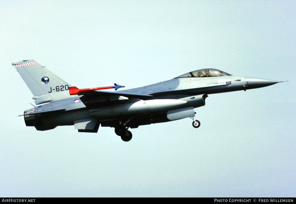 Aircraft Photo of J-620 | General Dynamics F-16A Fighting Falcon | Netherlands - Air Force | AirHistory.net #421183