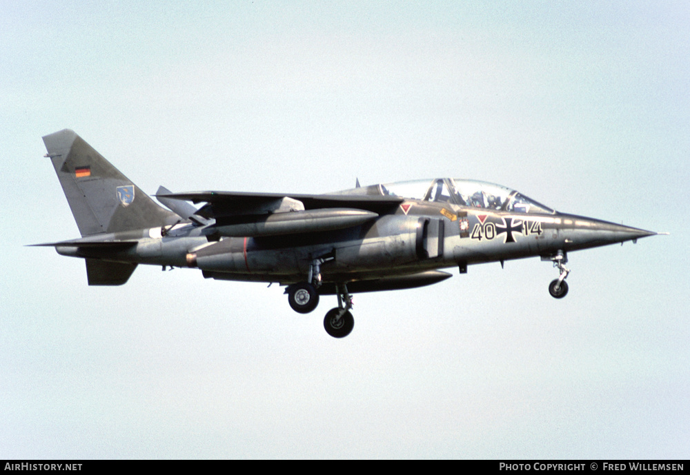 Aircraft Photo of 4014 | Dassault-Dornier Alpha Jet | Germany - Air Force | AirHistory.net #421184