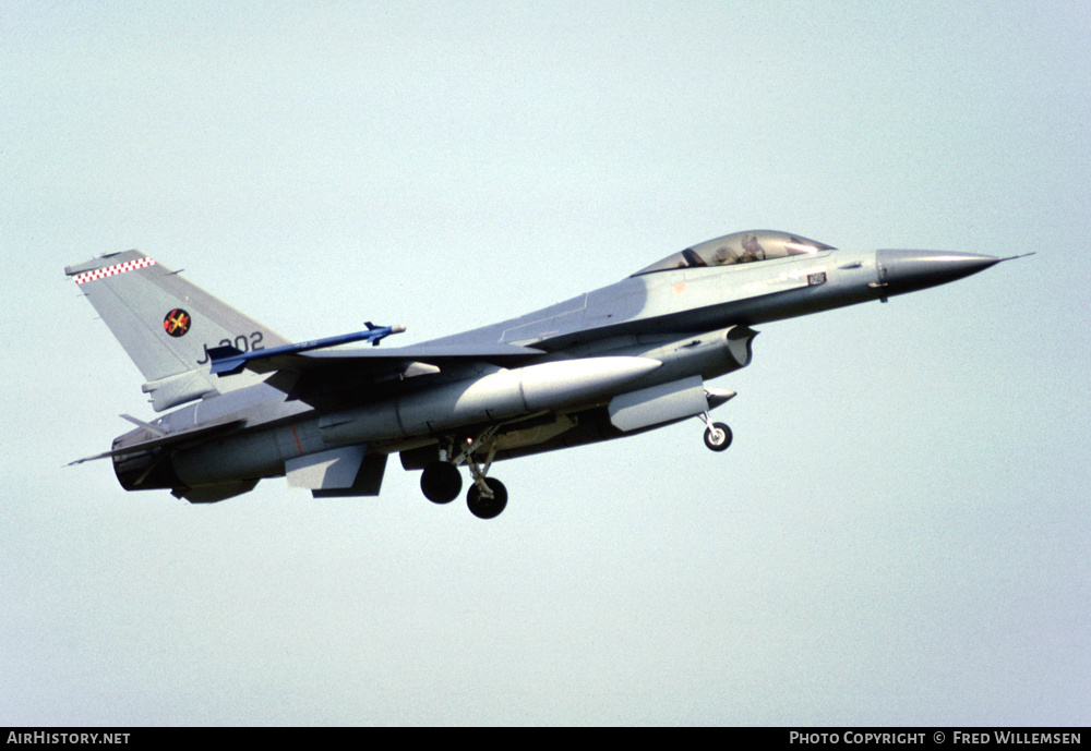 Aircraft Photo of J-202 | General Dynamics F-16A Fighting Falcon | Netherlands - Air Force | AirHistory.net #421186