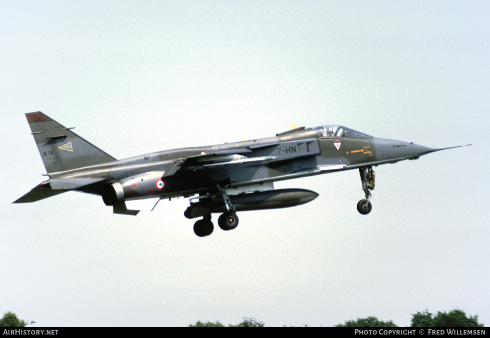 Aircraft Photo of A16 | Sepecat Jaguar A | France - Air Force | AirHistory.net #421197