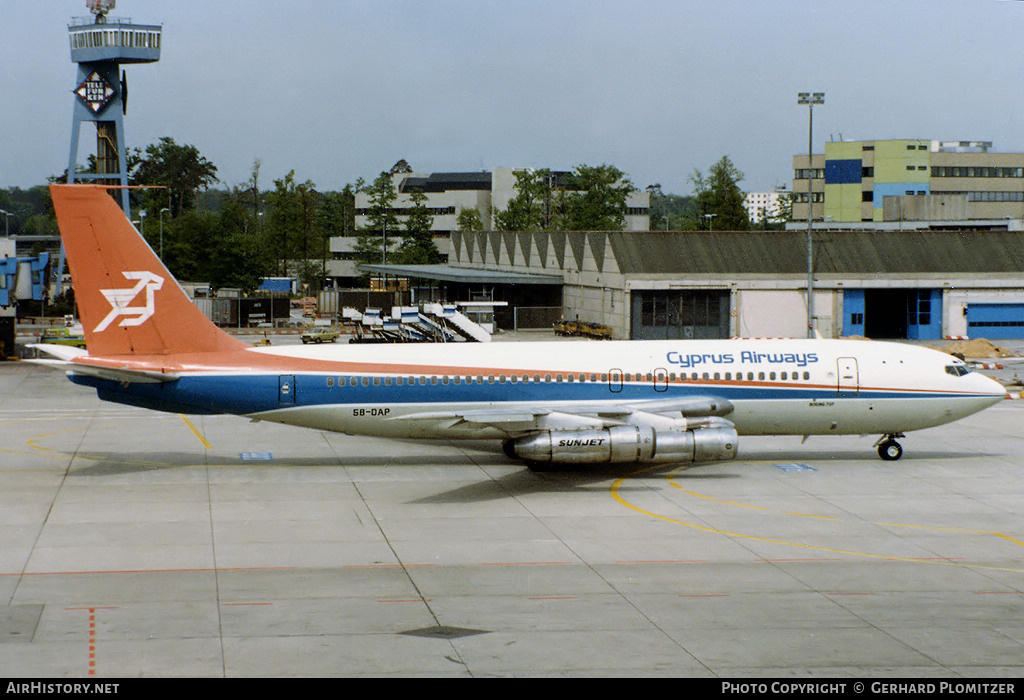 Aircraft Photo of 5B-DAP | Boeing 707-123(B) | Cyprus Airways | AirHistory.net #421214