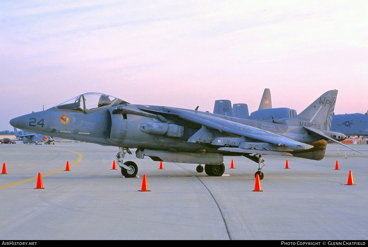 Aircraft Photo of 163424 | McDonnell Douglas AV-8B Harrier II | USA - Marines | AirHistory.net #421346