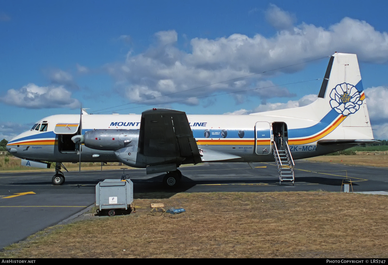 Aircraft Photo of ZK-MCA | Hawker Siddeley HS-748 Srs2/242 | Mount Cook Airline | AirHistory.net #421357