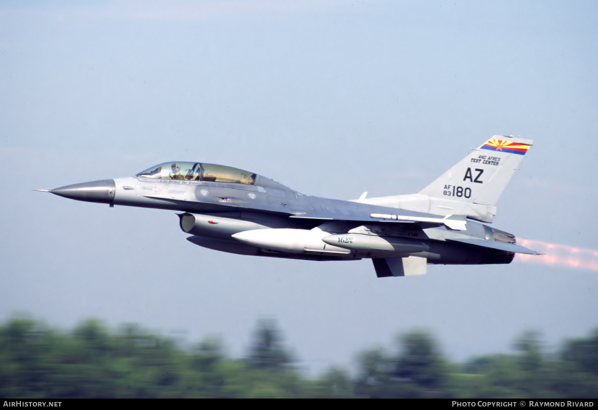 Aircraft Photo of 83-1180 / AF83-180 | General Dynamics F-16D Fighting Falcon | USA - Air Force | AirHistory.net #421388