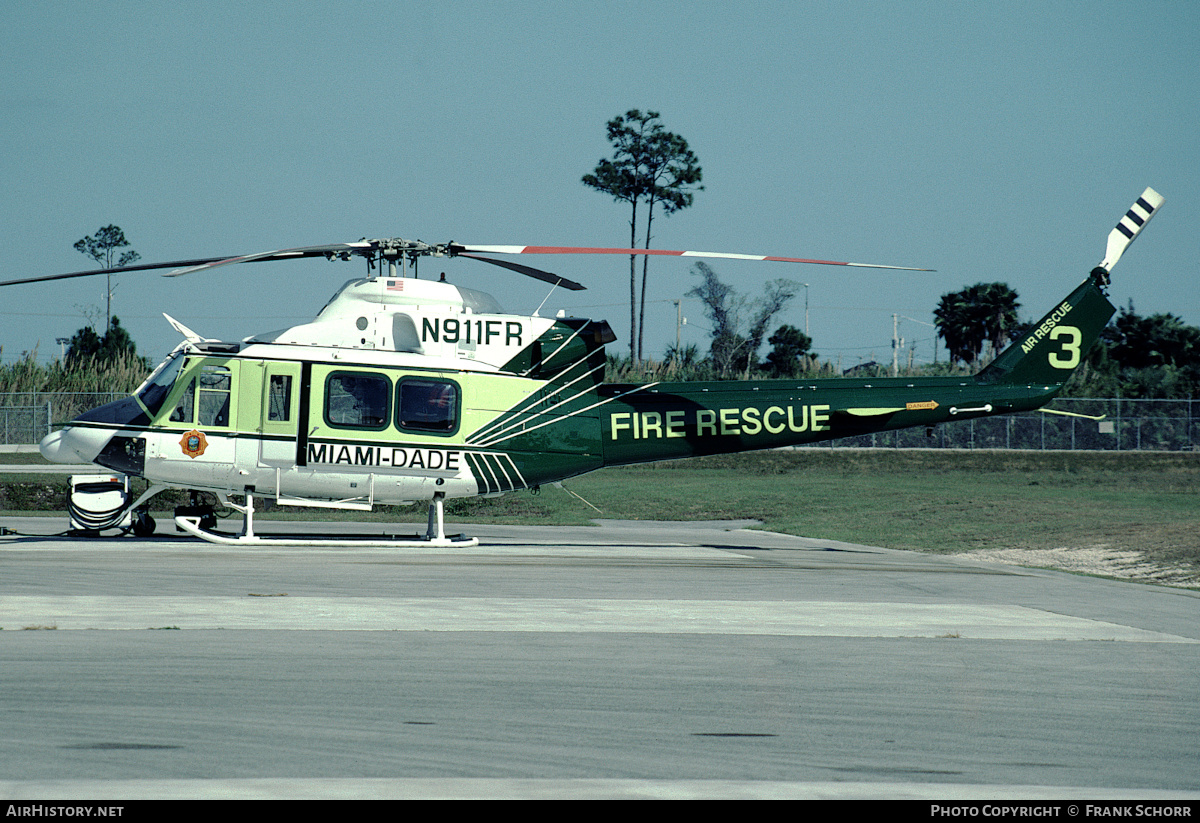 Aircraft Photo of N911FR | Bell 412EP | Miami-Dade Fire Rescue | AirHistory.net #421410