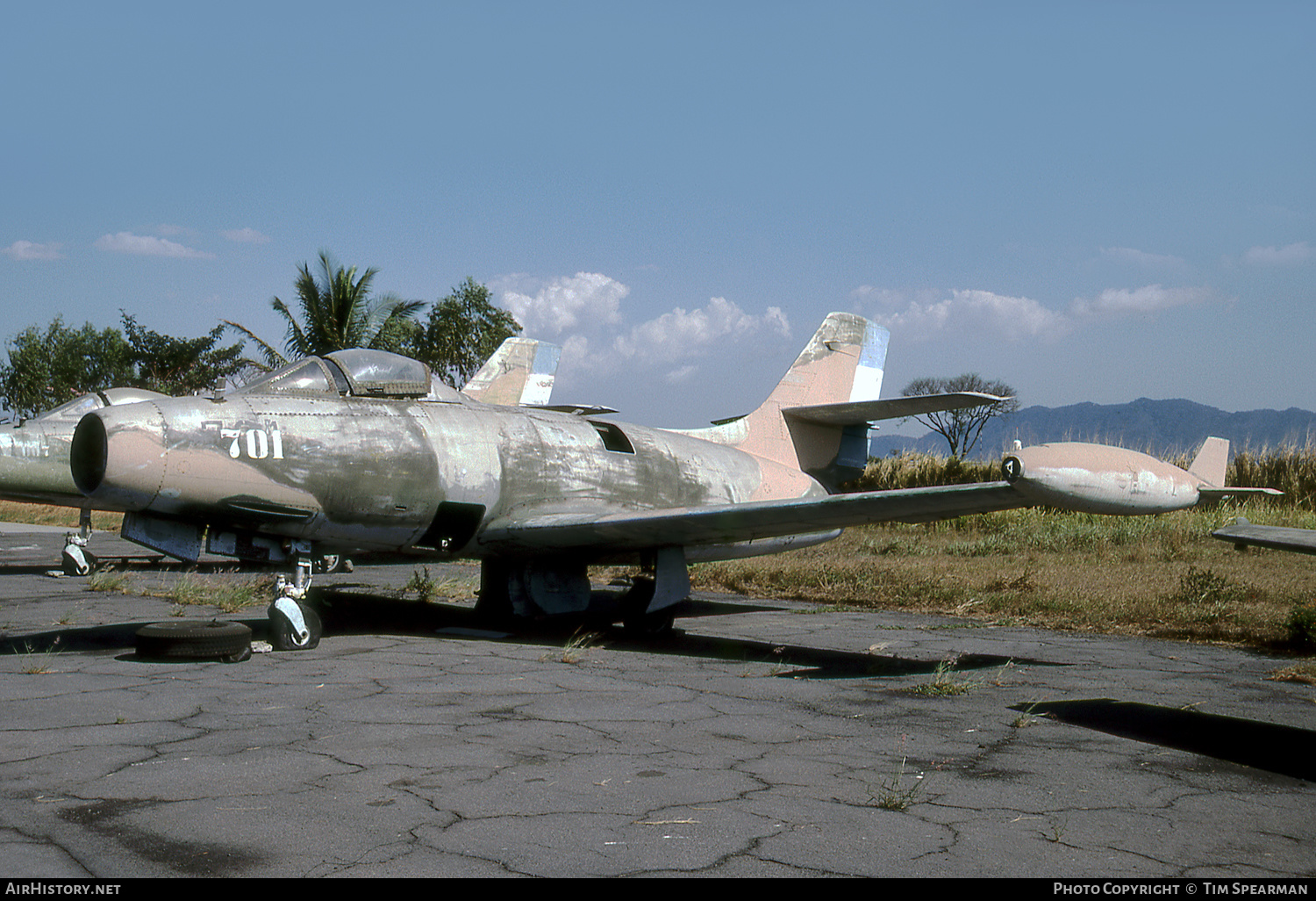 Aircraft Photo of 701 | Dassault MD-450 Ouragan | El Salvador - Air Force | AirHistory.net #421411