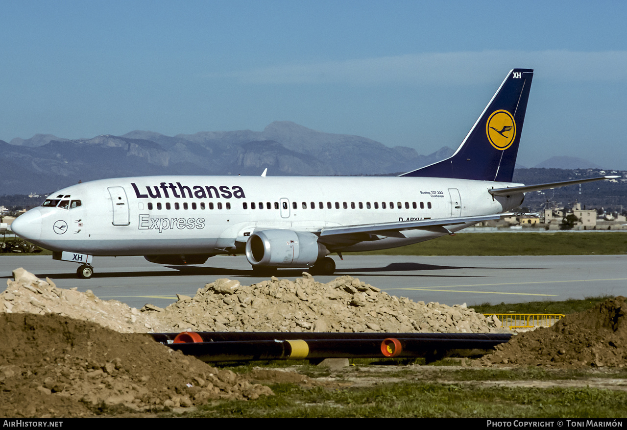 Aircraft Photo of D-ABXH | Boeing 737-330 | Lufthansa Express | AirHistory.net #421413