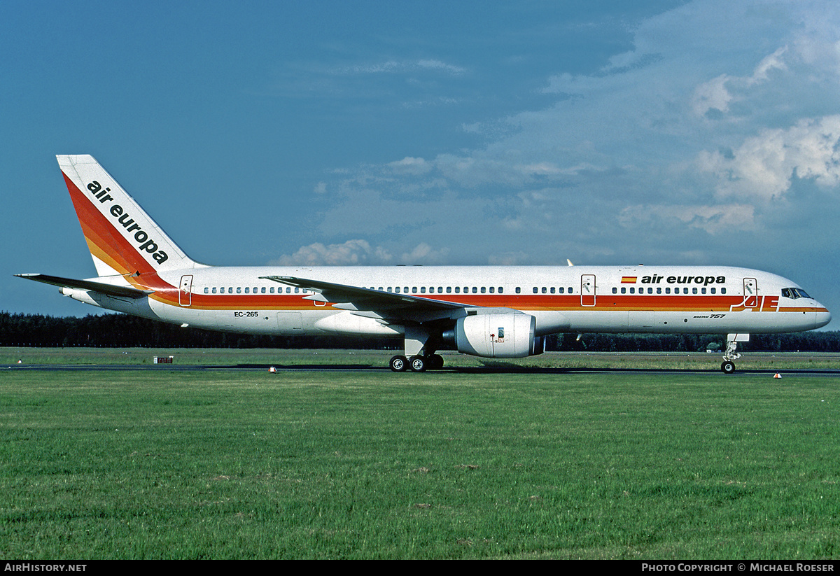 Aircraft Photo of EC-265 | Boeing 757-236 | Air Europa | AirHistory.net #421416