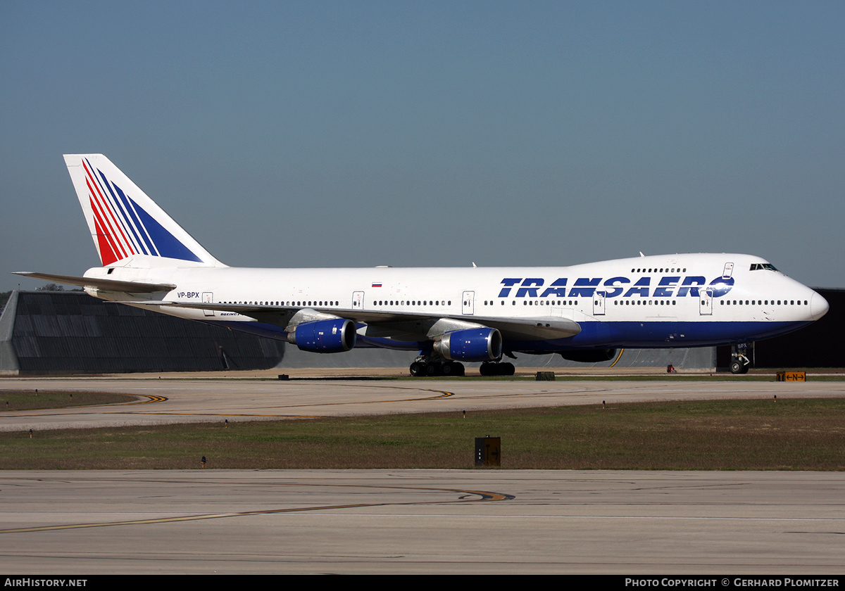 Aircraft Photo of VP-BPX | Boeing 747-267B | Transaero Airlines | AirHistory.net #421420