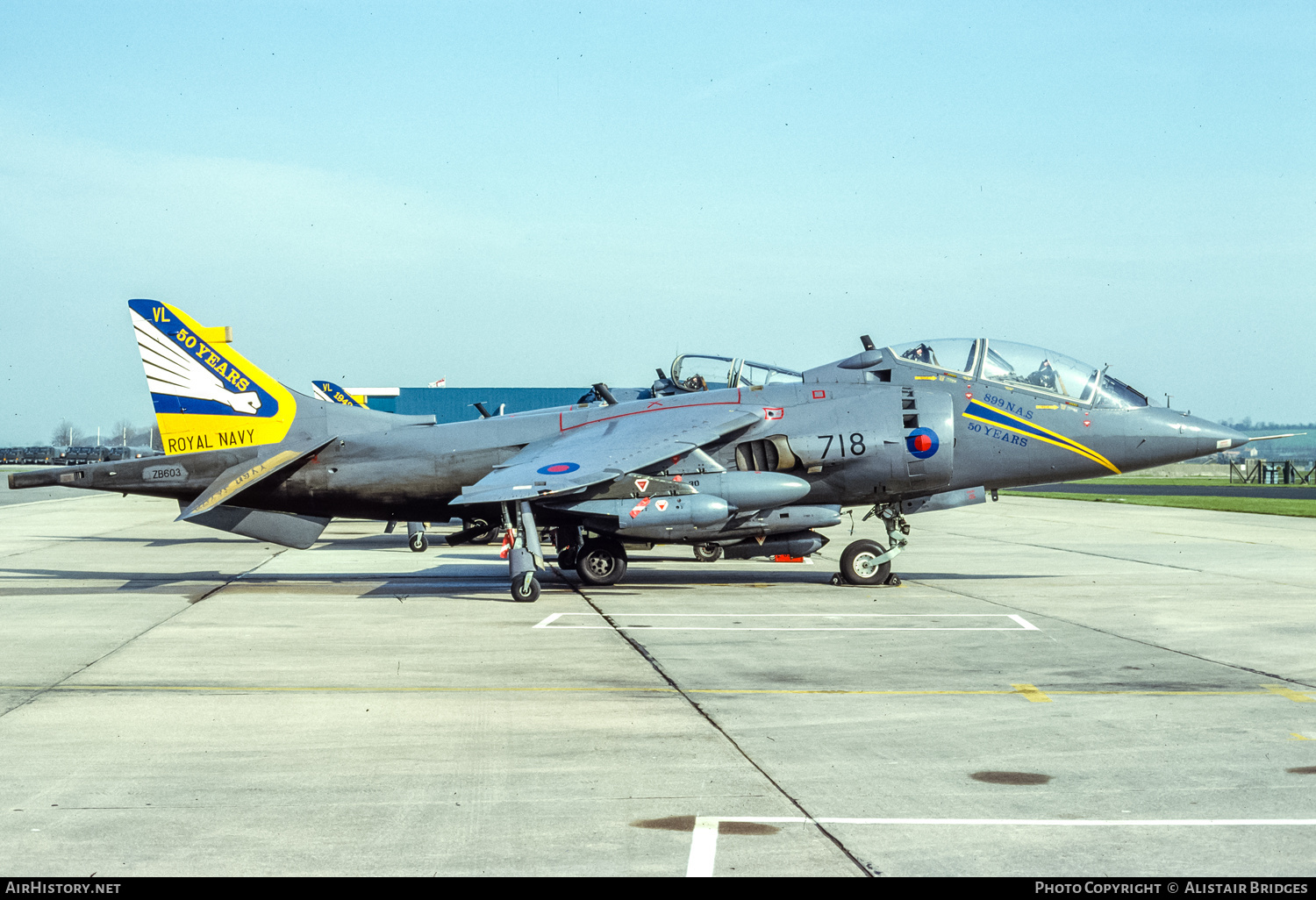 Aircraft Photo of ZB603 | Hawker Siddeley Harrier T4 | UK - Navy | AirHistory.net #421437