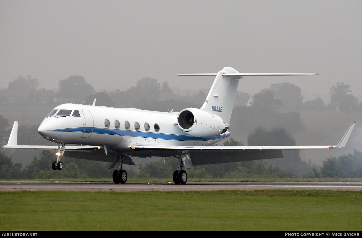 Aircraft Photo of N93AE | Gulfstream Aerospace G-IV Gulfstream IV-SP | AirHistory.net #421478