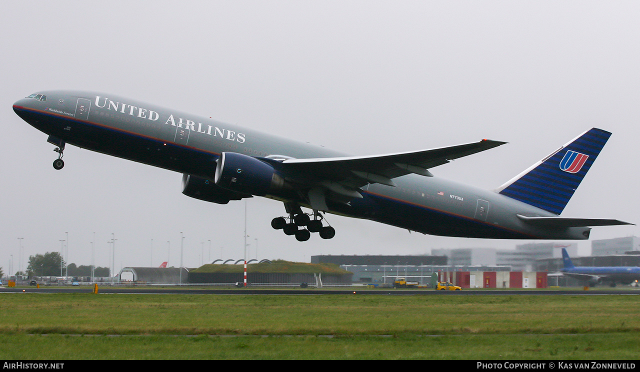 Aircraft Photo of N773UA | Boeing 777-222 | United Airlines | AirHistory.net #421496