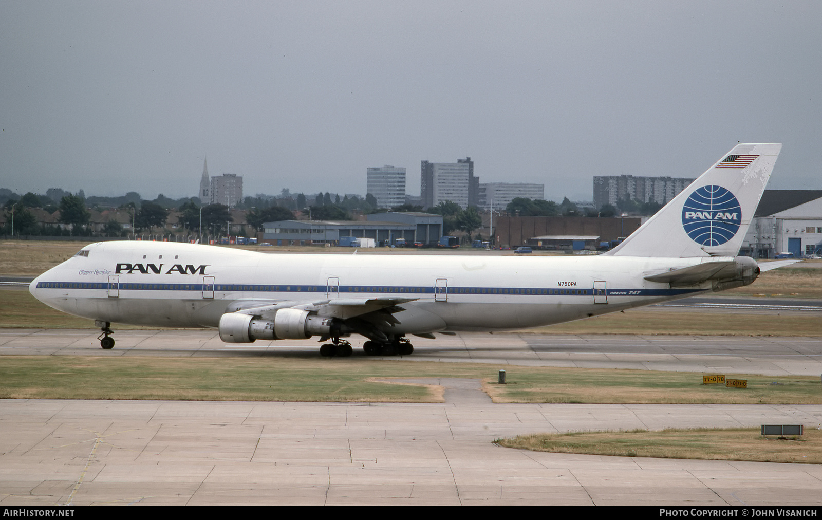 Aircraft Photo of N750PA | Boeing 747-121 | Pan American World Airways - Pan Am | AirHistory.net #421506