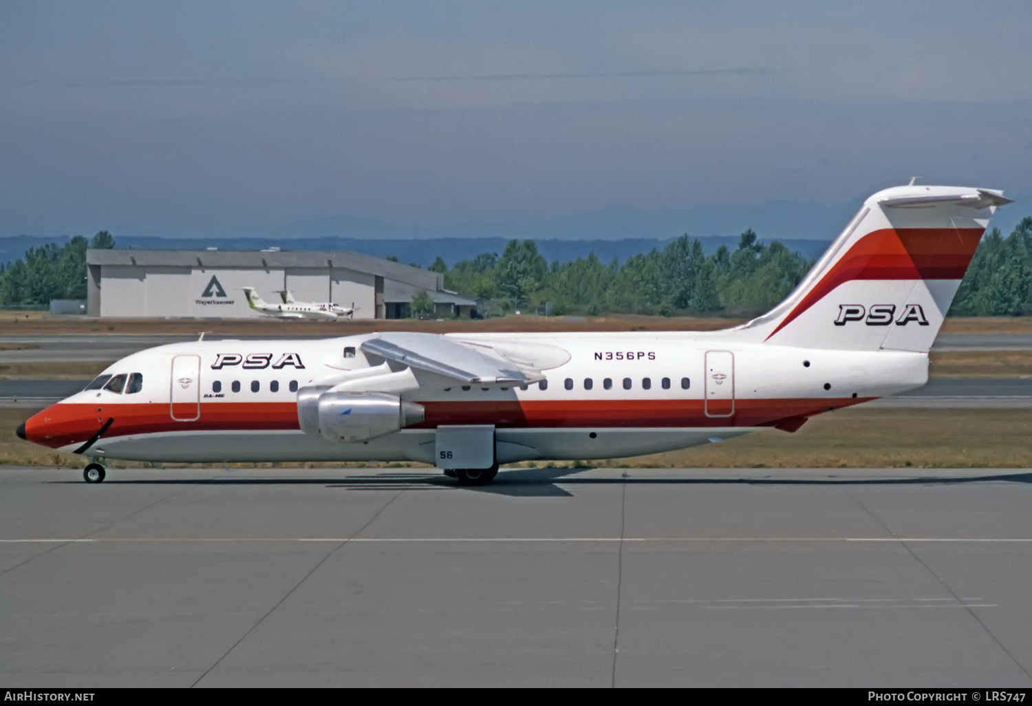 Aircraft Photo of N356PS | British Aerospace BAe-146-200 | PSA - Pacific Southwest Airlines | AirHistory.net #421520
